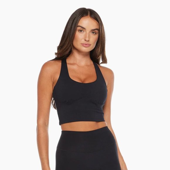 CSB Tops - CSB Serenity Remi Crop Top in Black